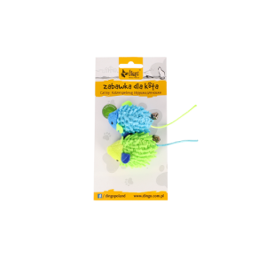 ZABAWKA DLA KOTA MYSZKI "MOP" 2 SZT