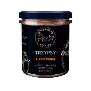 TRZYPSY SUPERFOOD Wieprzowina z dziczyzną 300g