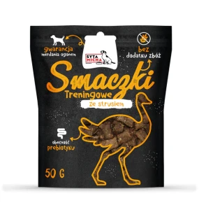Syta Micha Smaczki ze strusiem 50g