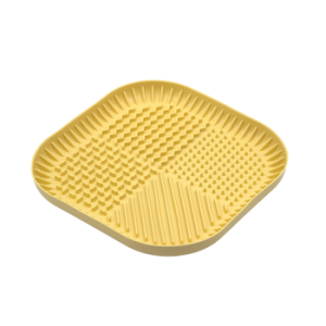 Fiboo Fiboowl L - mata do lizania, żółta