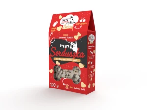 Syta Micha Bakery Mini serduszka z królikiem, mąką kokosową i morelą 100g