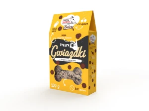 Syta Micha Bakery Mini gwiazdki z dziczyzną i czarnym bzem 100g