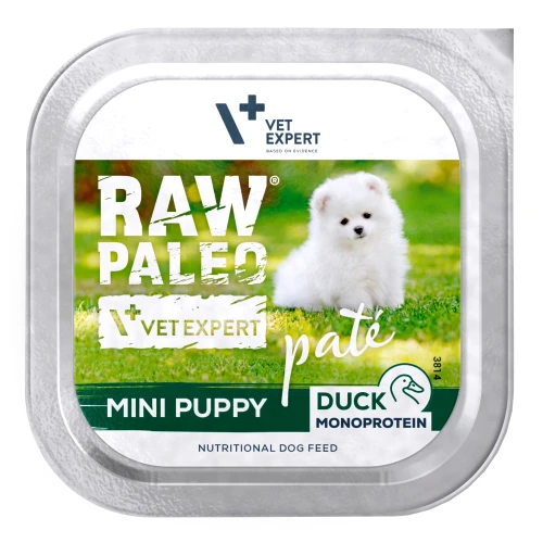 raw-paleo-duck-pate-mini-puppy-mokra-karma-dla-szczeniat-kaczka-150-g.JPG