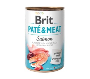 Brit Pate & Meat 400 g Łosoś